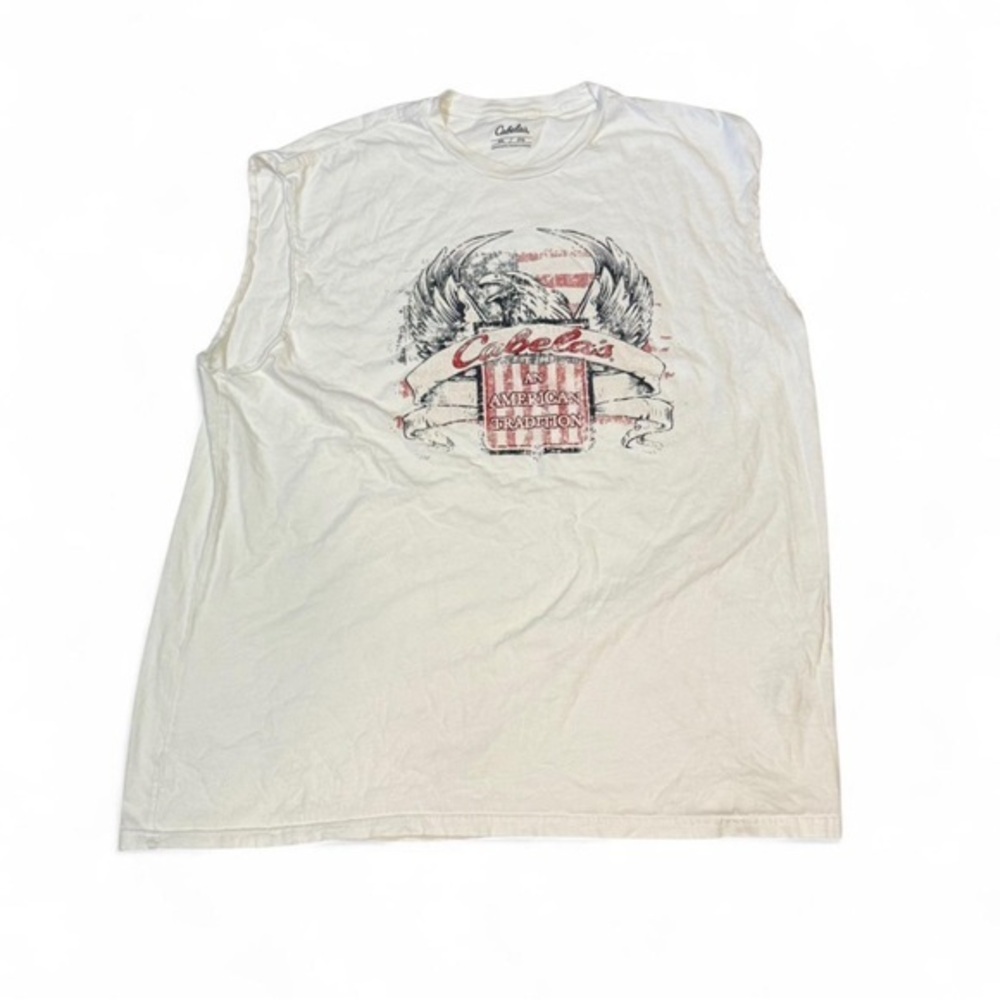 Cabela's Cream Graphic Eagle T-Shirt